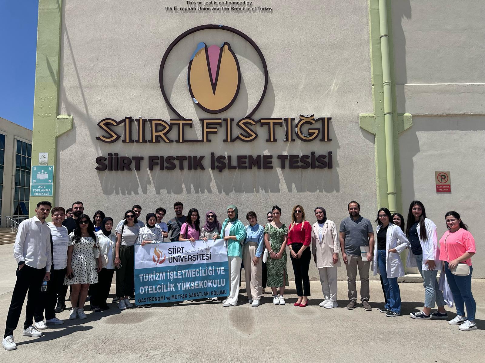 Siirt Fıstığı İşleme Tesisine Ziyaret Gerçekleştirildi!